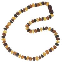 Baltic Amber Teething Necklace Tabletted Mixed in Gift